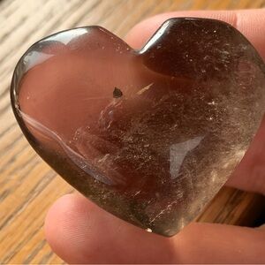 SMOKY QUARTZ HEART